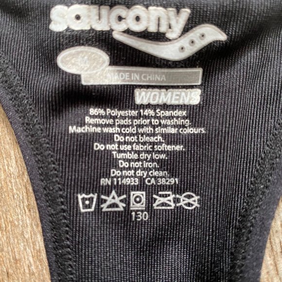 Saucony Sport High Impact Molded Racerback Bra - Molded Cups for Running - Picture 4 of 11